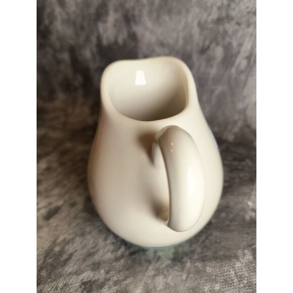Pfaltzgraff Ocean Breeze Creamer Pitcher Small Ceramic White Vintage Kitchenware - Picture 2 of 4
